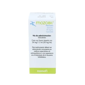 MOZOBIL 24 MG/ 1.2 ML C/ FCO AMP (20 MG/ ML)