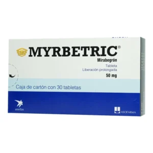 MYRBETRIC LP 50 MG C/ 30 TAB