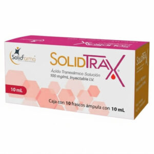 SOLIDTRAX 100 MG/ML SOL INY CAJ C/10 FCO DE 10 ML