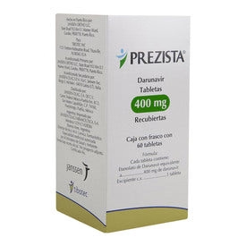Prezista 400 mg Frasco con 60 Tabletas (Darunavir)