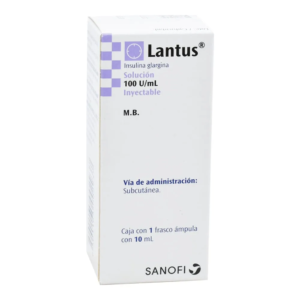 Lantus 10 mL Frasco Ámpula Solución Inyectable (Insulina glargina)